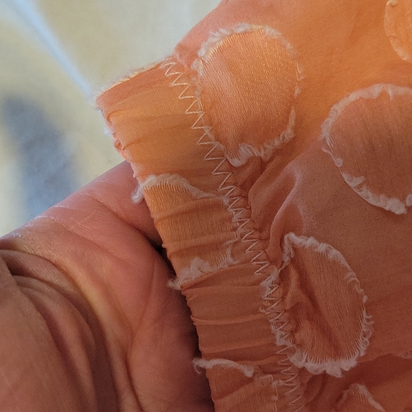 J Crew peach polka dot skirt - Picture 4 of 5